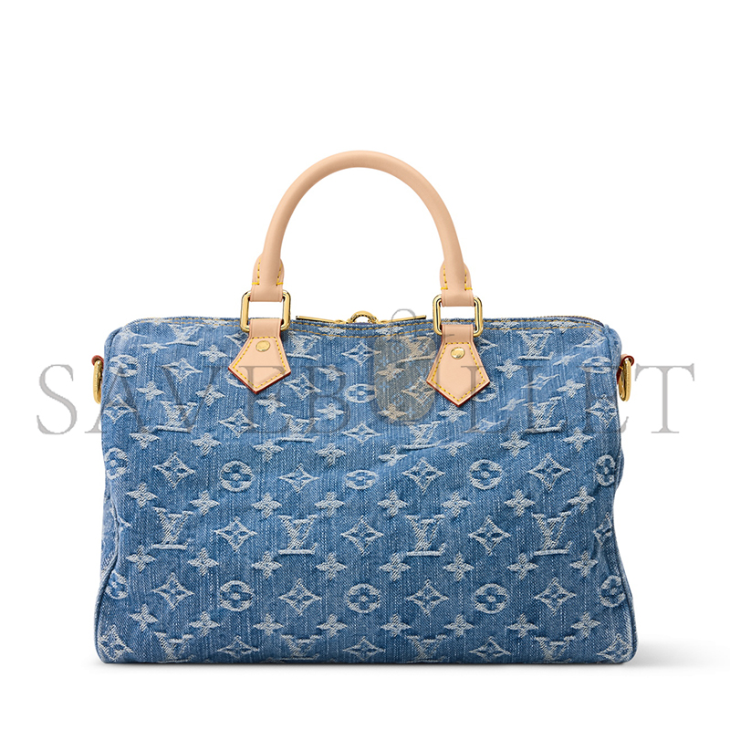 LOUIS VUITTON DENIM SPEEDY SOFT 30 M14430 (30*21*17cm) 